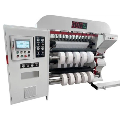 Meaisín Slitting agus Athchasadh Páipéir Ardluais